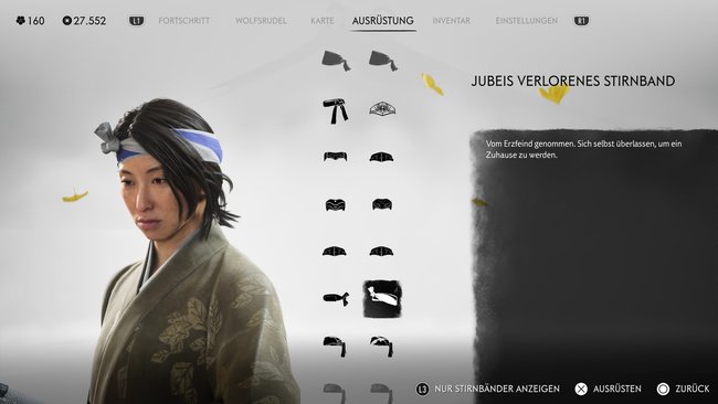 Jubeis verlorenes Stirnband