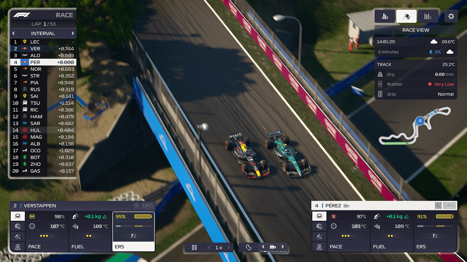 Screenshot aus dem F1 Manager 2024