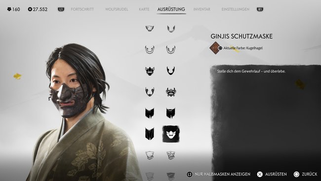 Ginjis Schutzmaske