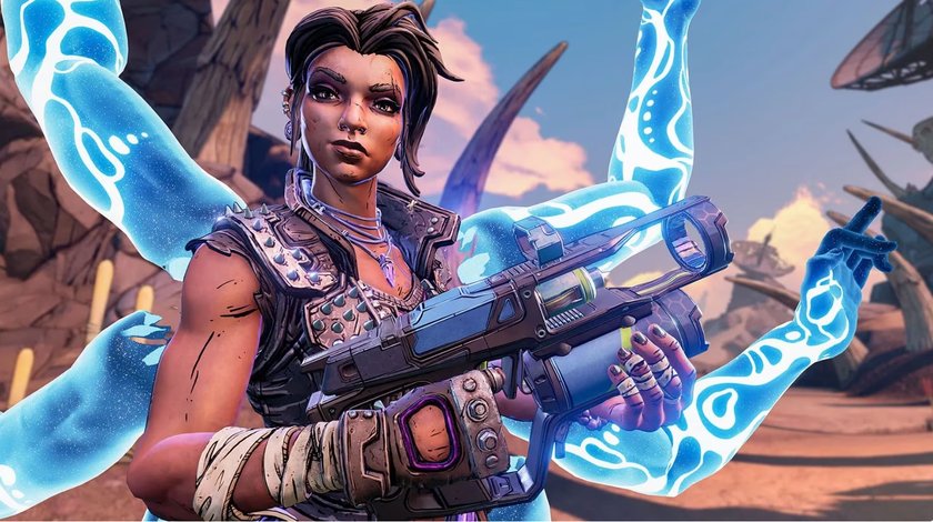 Zellshader-Optik trifft auf abgedrehten Humor: Borderlands kombiniert rasante Shooter-Action mit Rollenspiel-Elementen. 