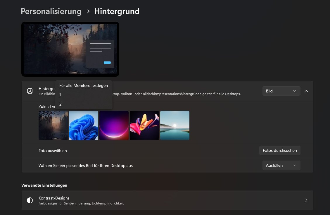 Windows 11  HG ä ndern