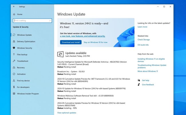 Upgrade Windows 10 zu Windows 11