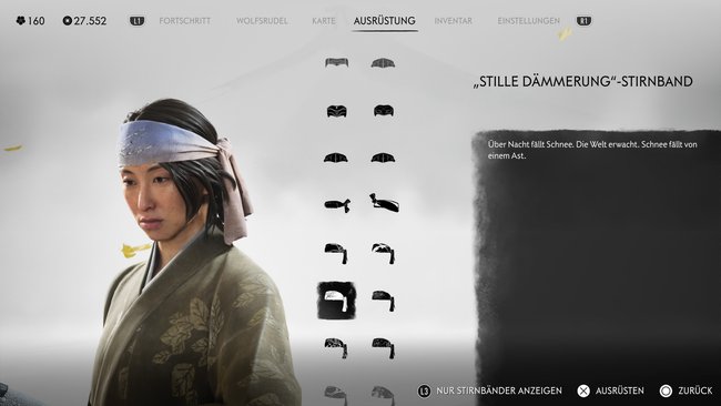 "Stille Dämmerung"-Stirnband