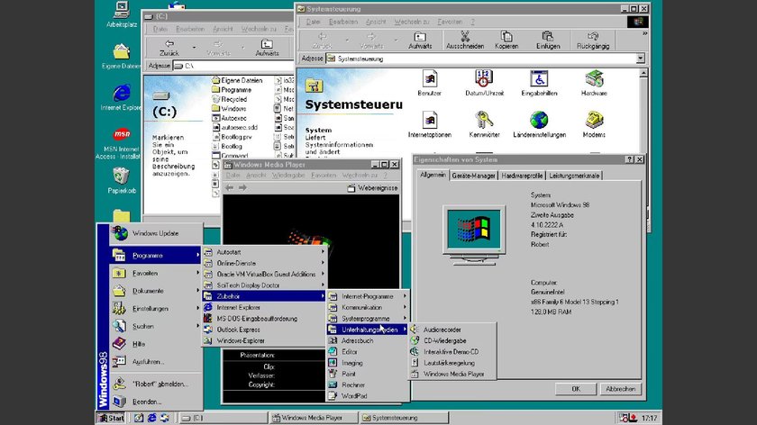 Das ist Windows 95