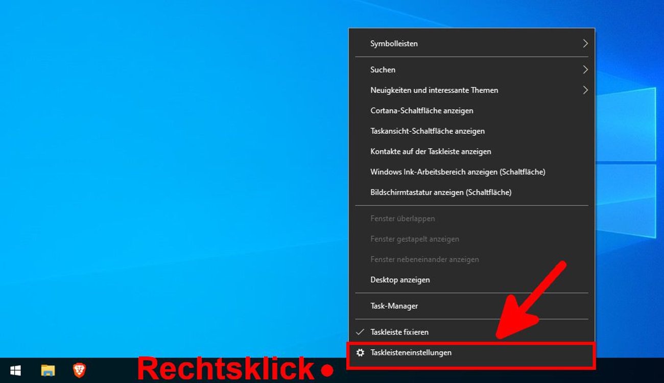 Taskleiste ausblenden in Windows 10 und 11