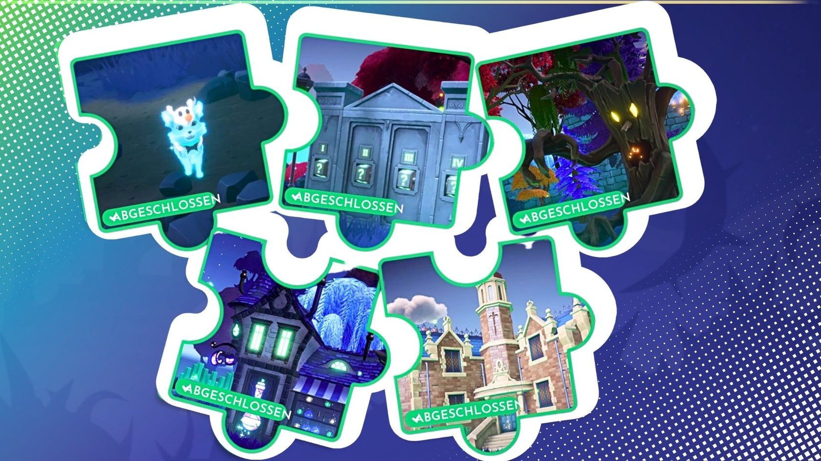 Alle 5 Rätsel beim schwebenden Spukfest in Disney Dreamlight Valley als abgeschlossen markiert
