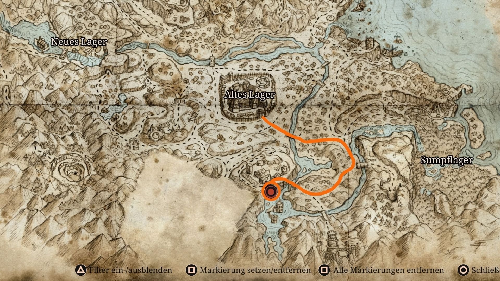 Location of the old fort.