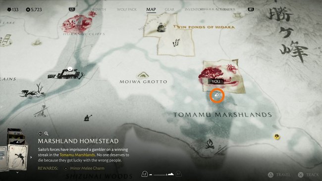 Fundort der "Ehre des Sumpflandes"-Maske.