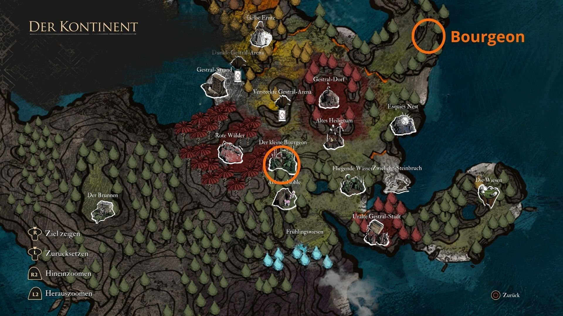 Einen Bourgeon für die Haut könnt ihr nordöstlich des Dungeons 