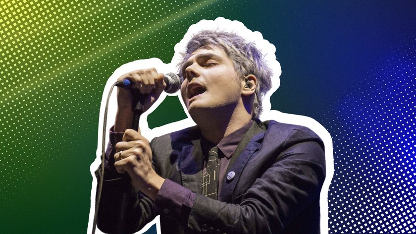 Gerard Way von My Chemical Romance bei einem Konzert