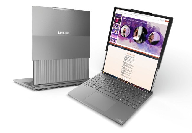 Das rollbare Laptop-Display von Lenovo.