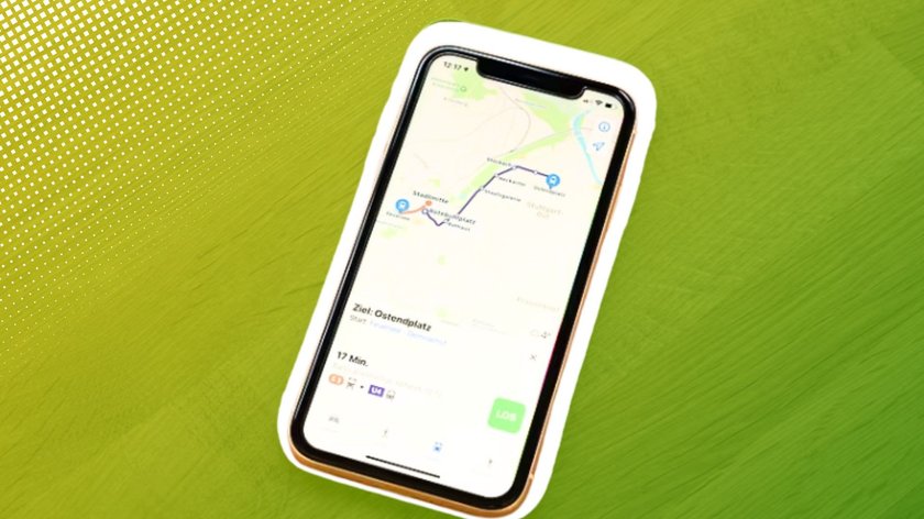 Apple Karten auf einem iPhone