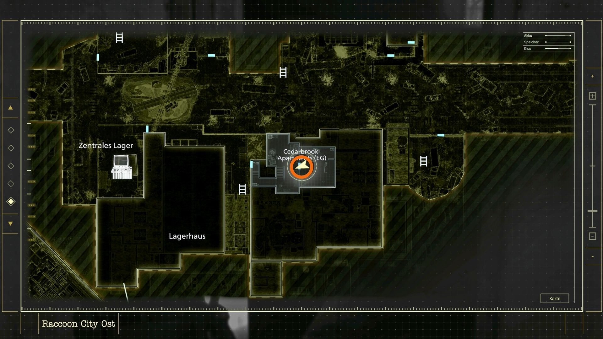 You can get the crank on the ground floor of the Cedarbrook Apartments.