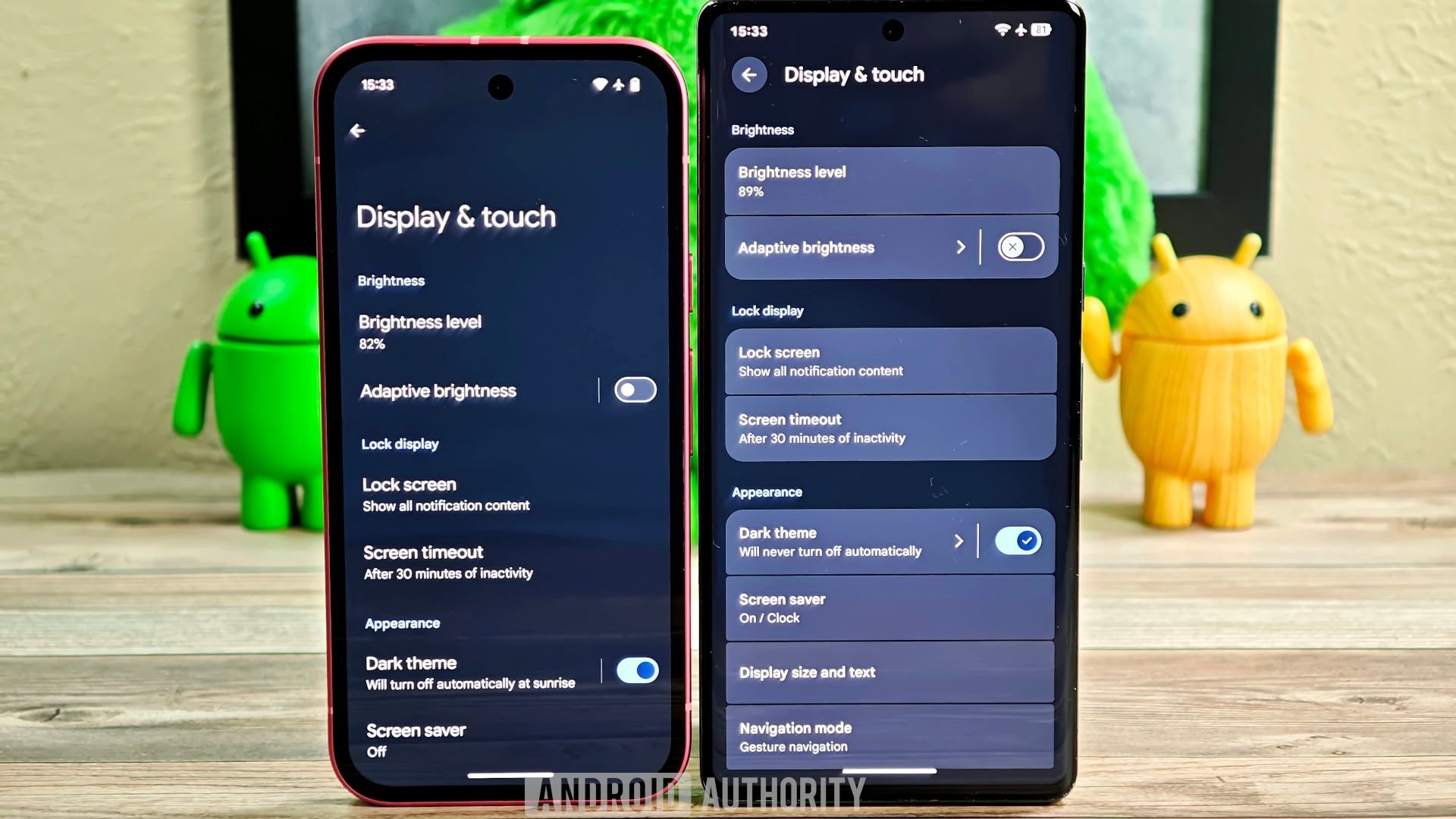 Die Einstellungen bei Android 16.
