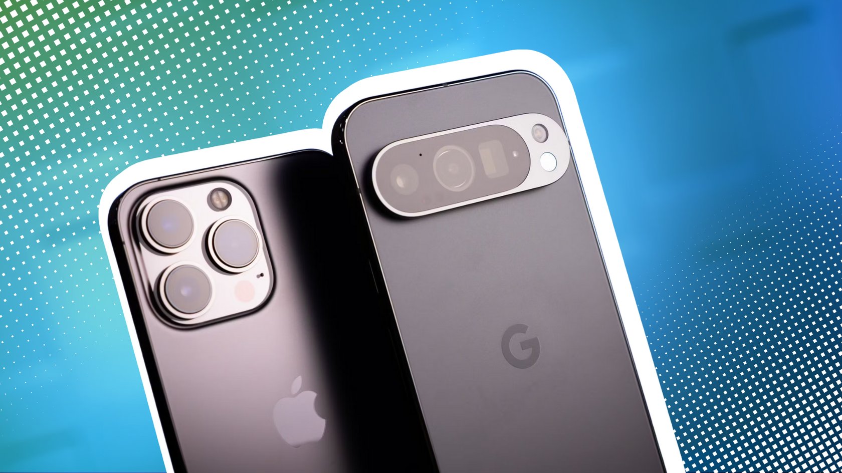 Pixel 9 Pro und iPhone 13 Pro.