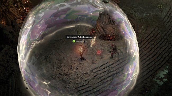 Erwachter Glyphenstein