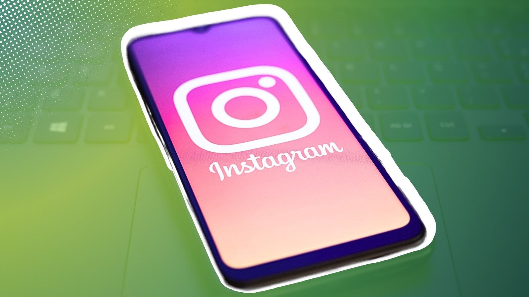 Instagram App auf einem Smartphone