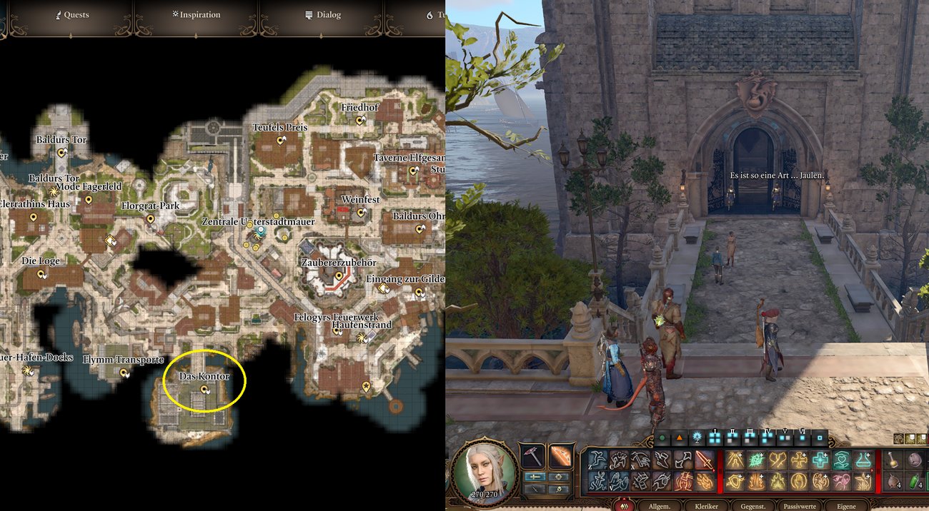 Baldur’s Gate 3 KontorSchatzkammer finden