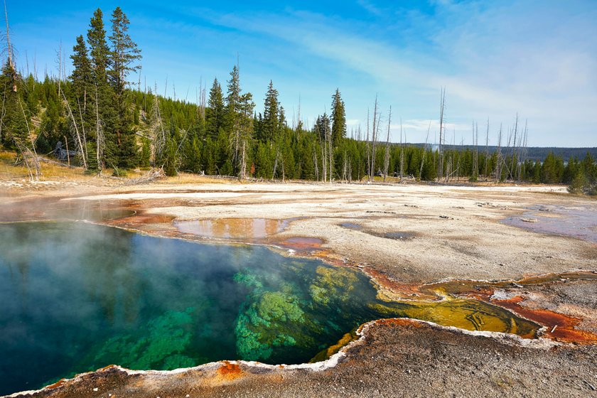 Yellowstone National Park. Wyoming. USA Abyss Pool