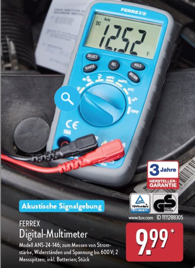 Ferrex Multimeter Aldi