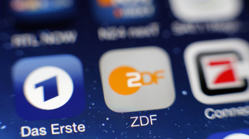 Das Erste und ZDF-Icon auf einem auf einem iPhone.