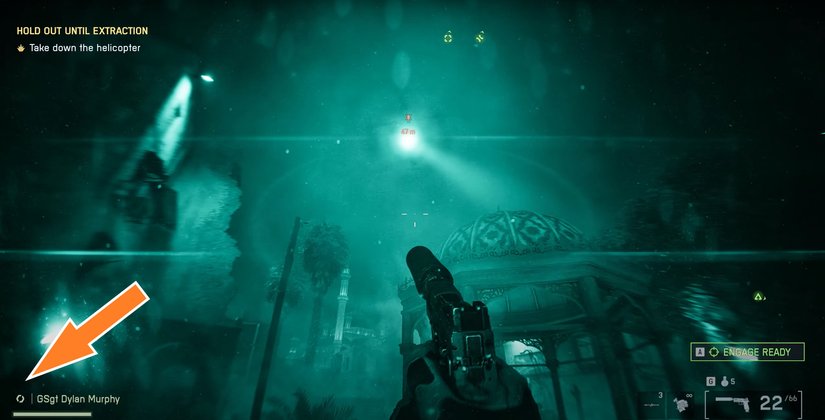 Das Bild zeigt einen Fundort einer Erkennungsmarke in Battlefield 6.