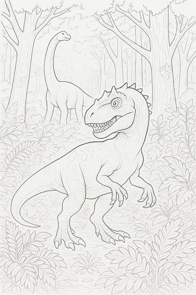 ChatGPT generiert Ausmalbild 