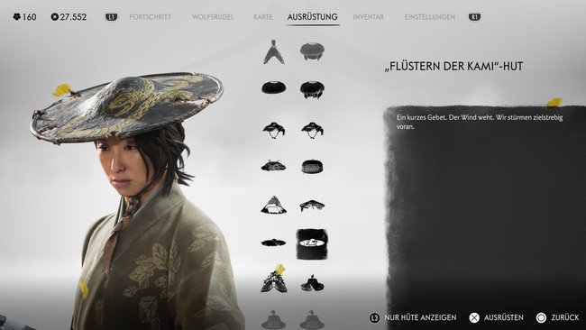 "Flüstern der Kami"-Hut