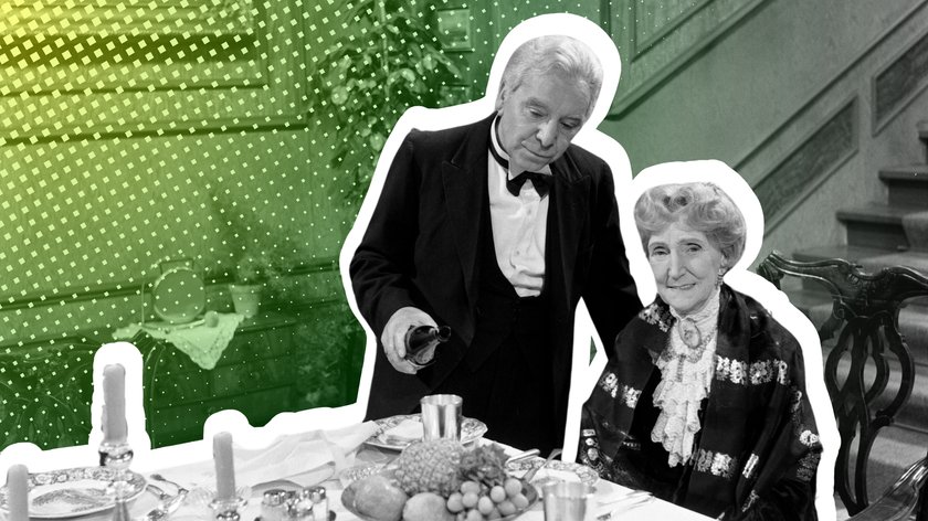 Butler James und Miss Sophie in „Dinner for One“