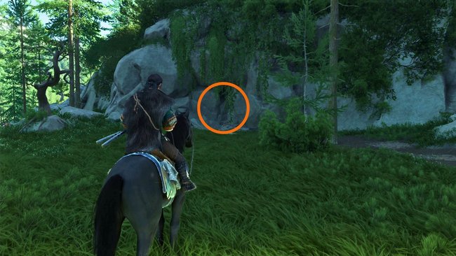 Fundort der "Edle Blüte"-Maske.