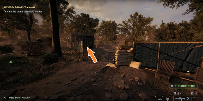 Das Bild zeigt den Fundort einer Erkennungsmarke in Battlefield 6.