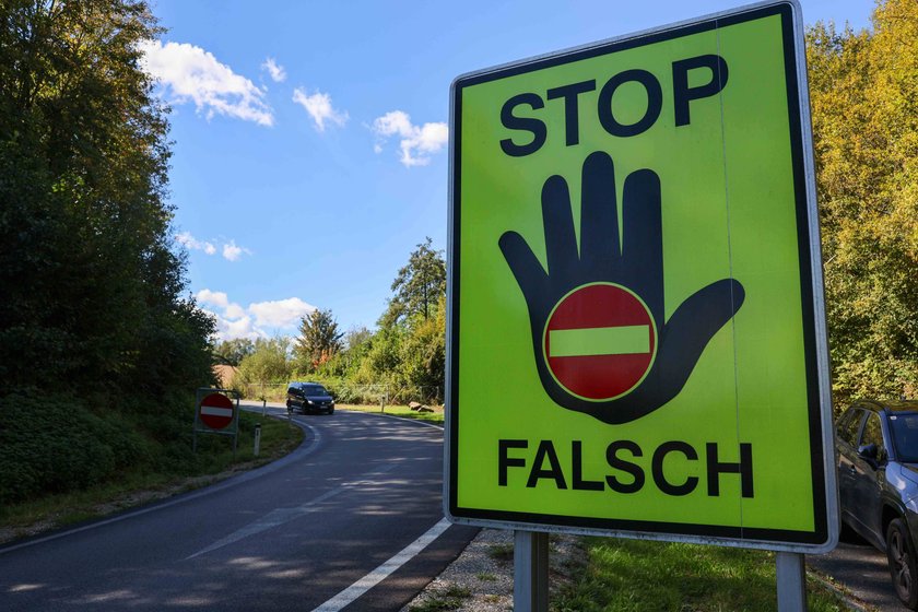 Schild in Österreich