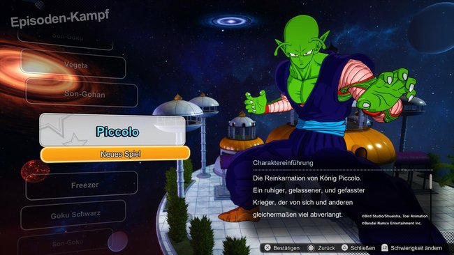 Piccolo im Story-Modus von Dragon Ball: Sparking Zero.