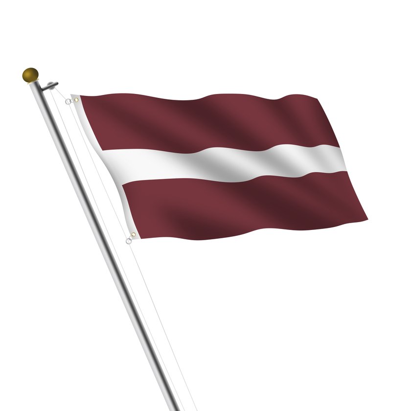 Flagge von Lettland