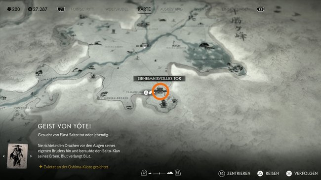 Interagiert mit dem geheimnisvollen Tor, um die Quest "Der Spinnenlilien-General" zu starten.