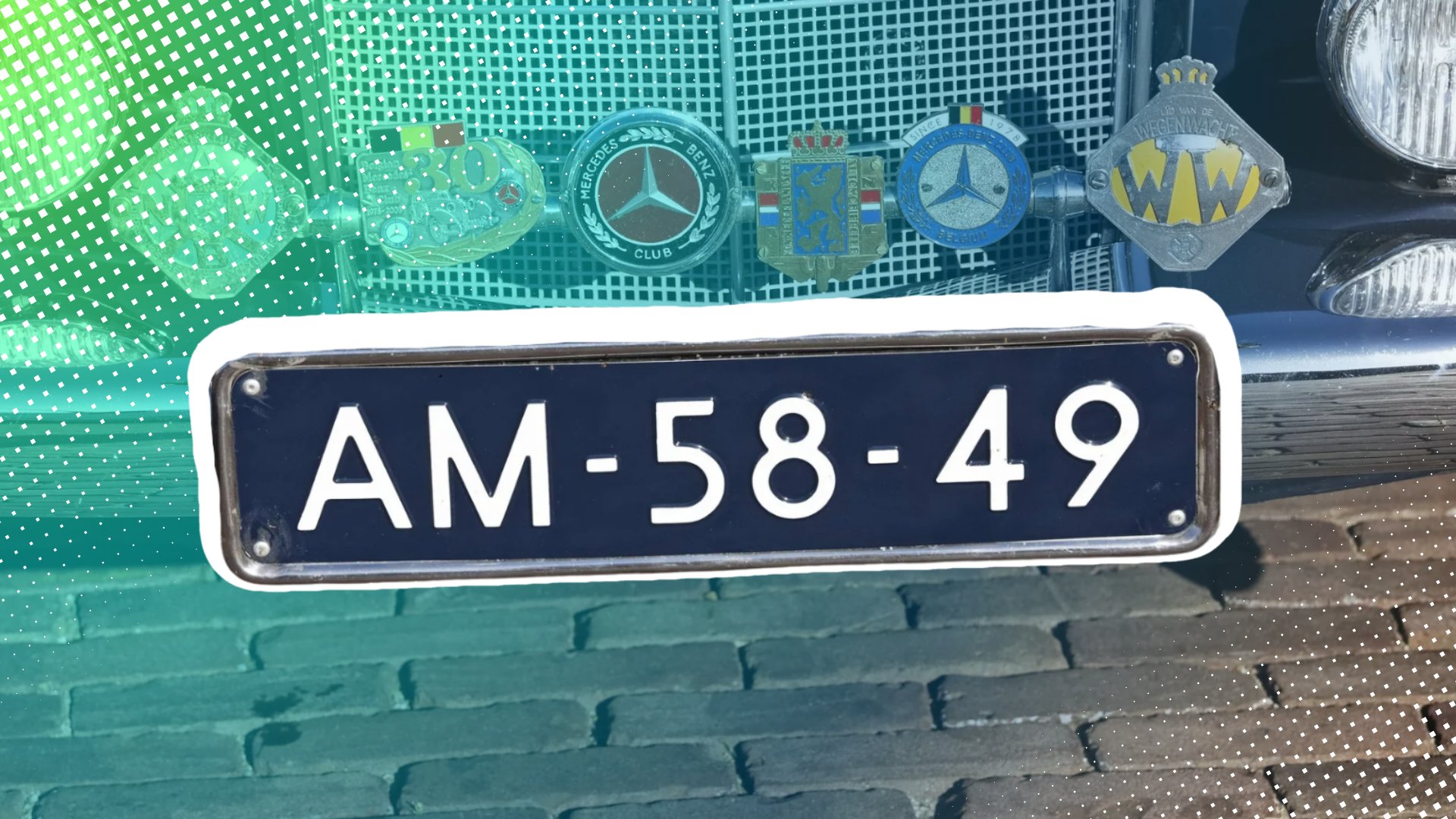 В Нидерландах темно-синие номера маркируют автомобили старше 40 лет