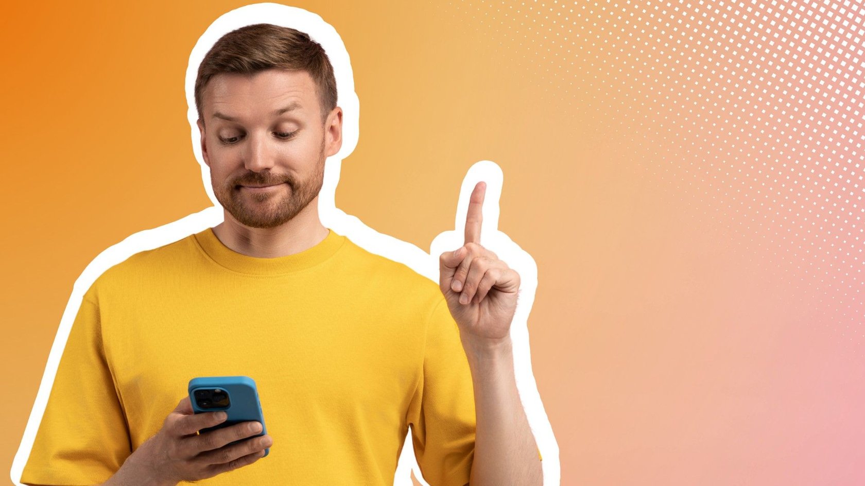 Spruch Smartphone Mann