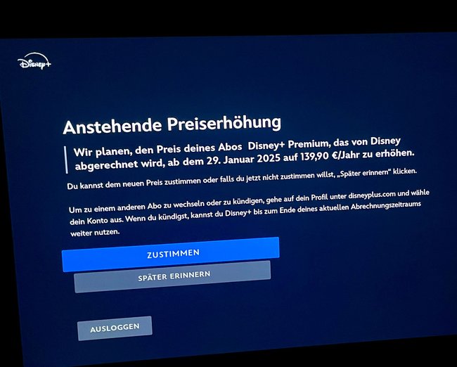 Disney+ will von Bestandskunden mehr Geld.