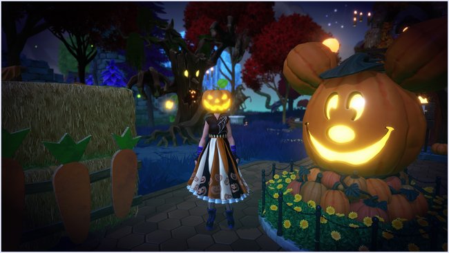 Fundort des sprechenden Baumes beim schwebenden Spukfest in Disney Dreamlight Valley