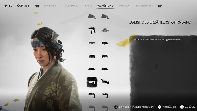 "Geist des Erzählers"-Stirnband