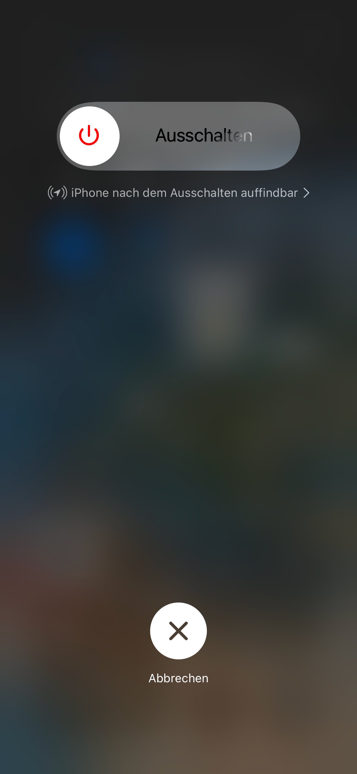 Neues Ausschalt-Menü in iOS 18.