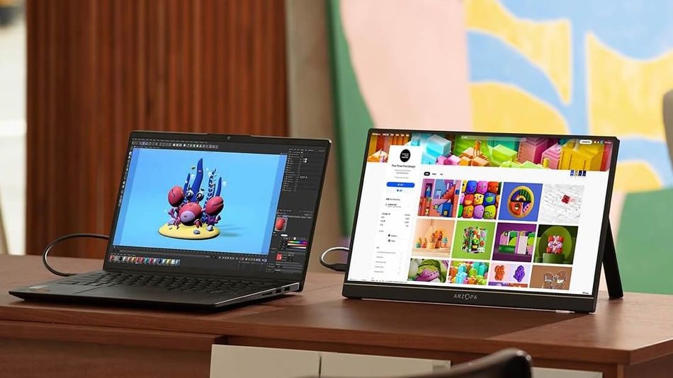 Praktisch für unterwegs: Amazon reduziert tragbaren USB-C-Monitor drastisch