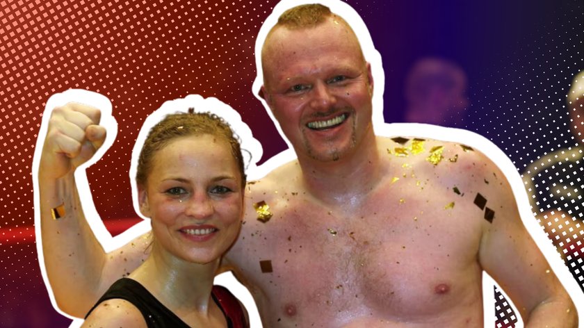 Stefan Raab und Regina Halmich 