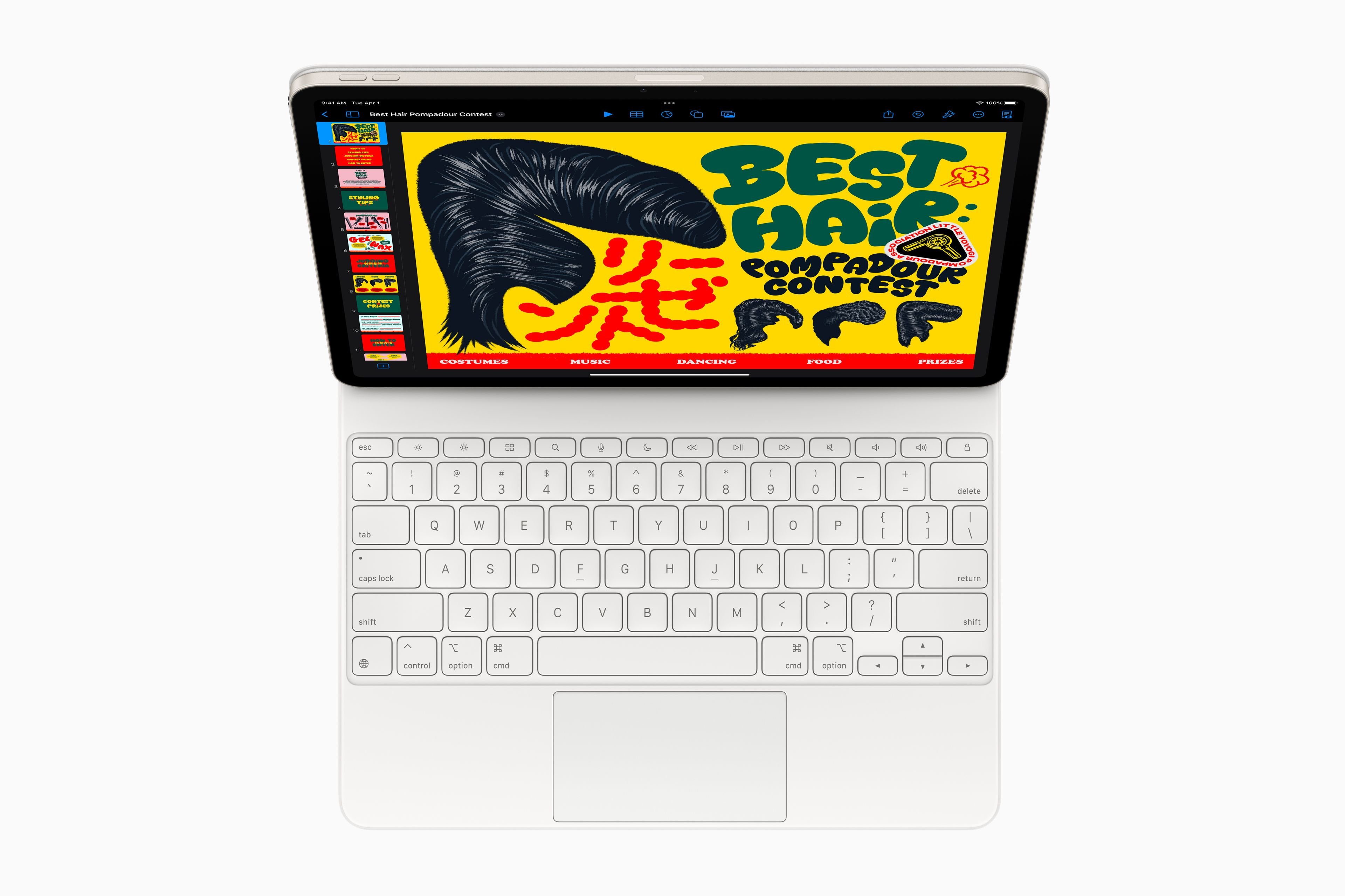 Das neue Magic Keyboard fürs iPad Air M3.