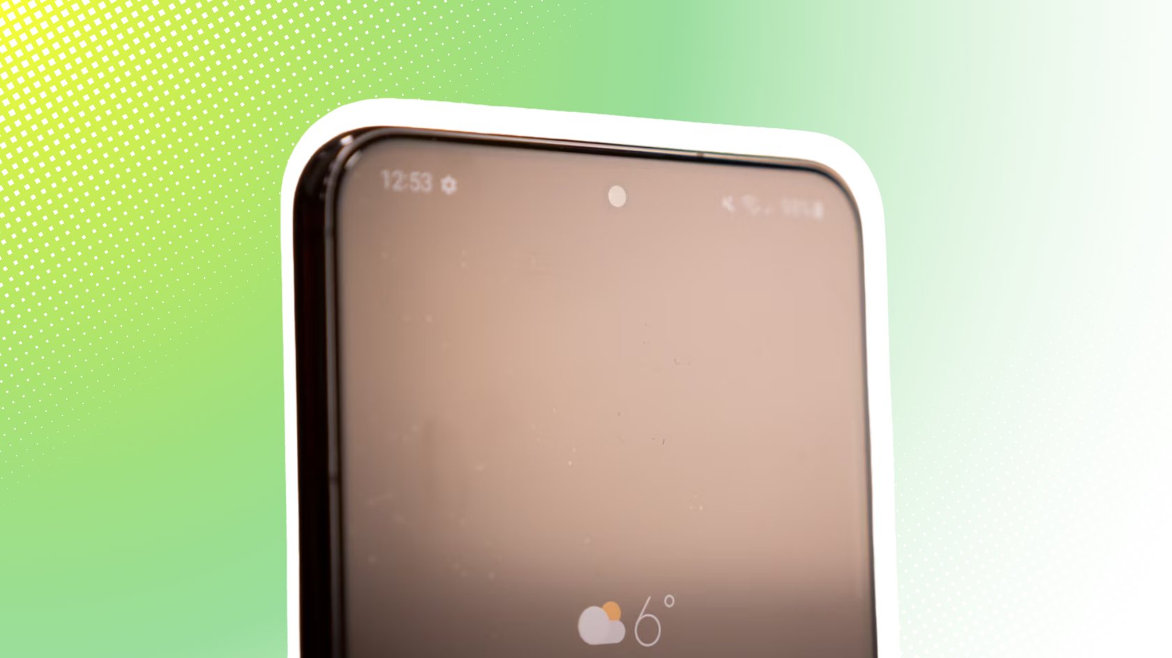 Samsung Galaxy Display Bildausschnitt