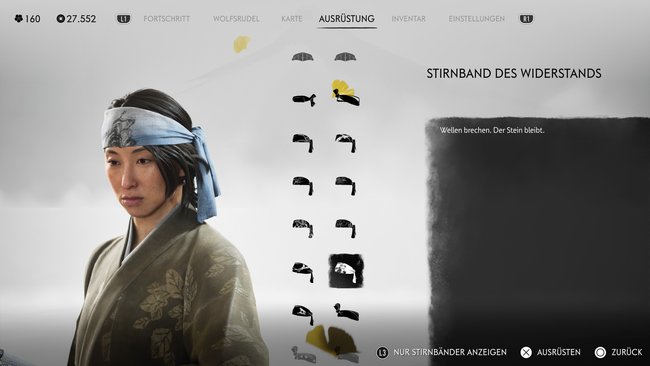 Stirnband des Widerstands