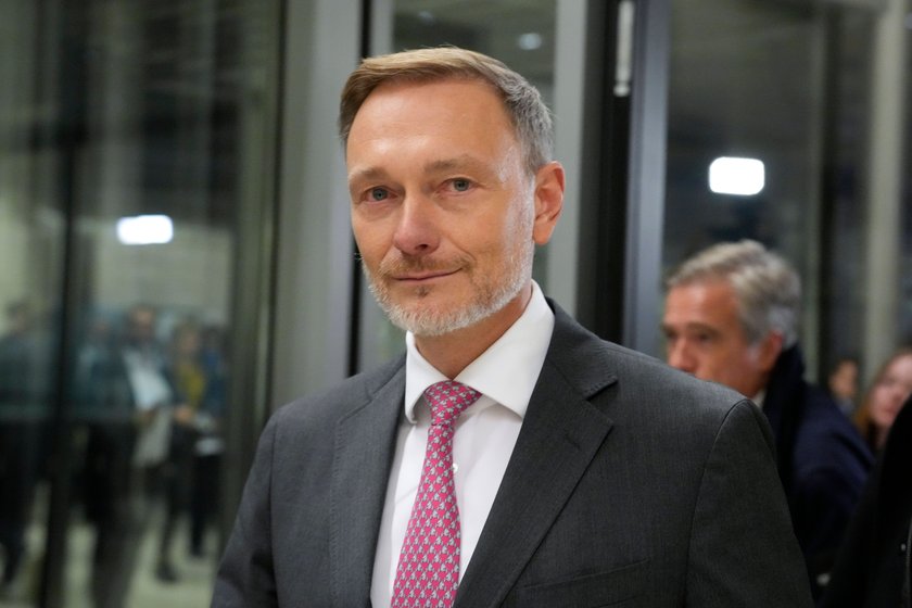 Christian Lindner zum Ampel Aus im Bundestag Pressestatement, Fraktionssitzung, FDP, Vorsitzender FDP, Christian Lindner zum Ampel Aus Berlin Berlin GER *** Christian Lindner on the Ampel Aus in the Bundestag Press statement, parliamentary group meeting, FDP, Chairman FDP, Christian Lindner on the Ampel Aus in Berlin Berlin GER