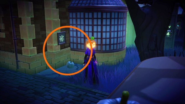 Fundorte der Symbole und ihrer Nummern für das zweite Rätsel beim schwebenden Spukfest in Disney Dreamlight Valley