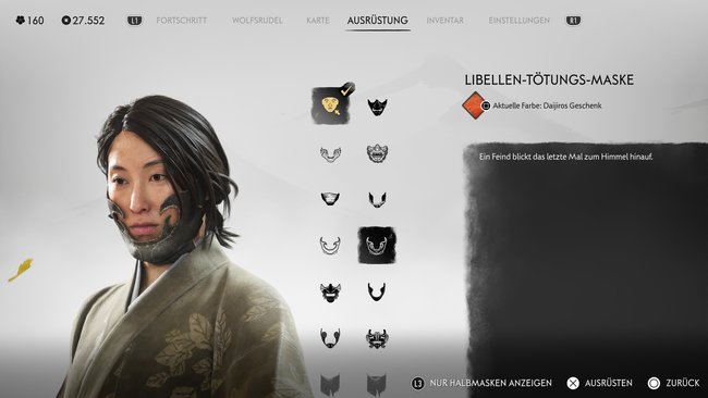 Libellen-Tötungs-Maske