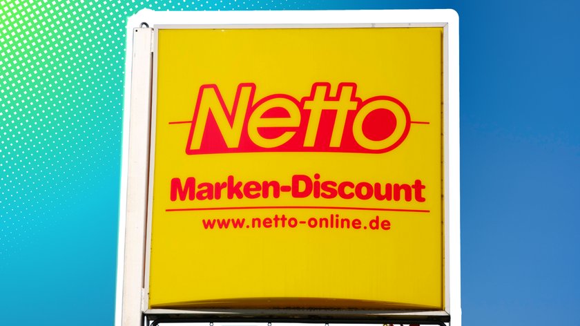 Schild Netto Marken-Discount, Nordrhein-Westfalen, Deutschland